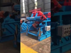 Equipo de limpieza de barro de 240 m3/h con tanque de mezclador 0,25 - 0,4mpa